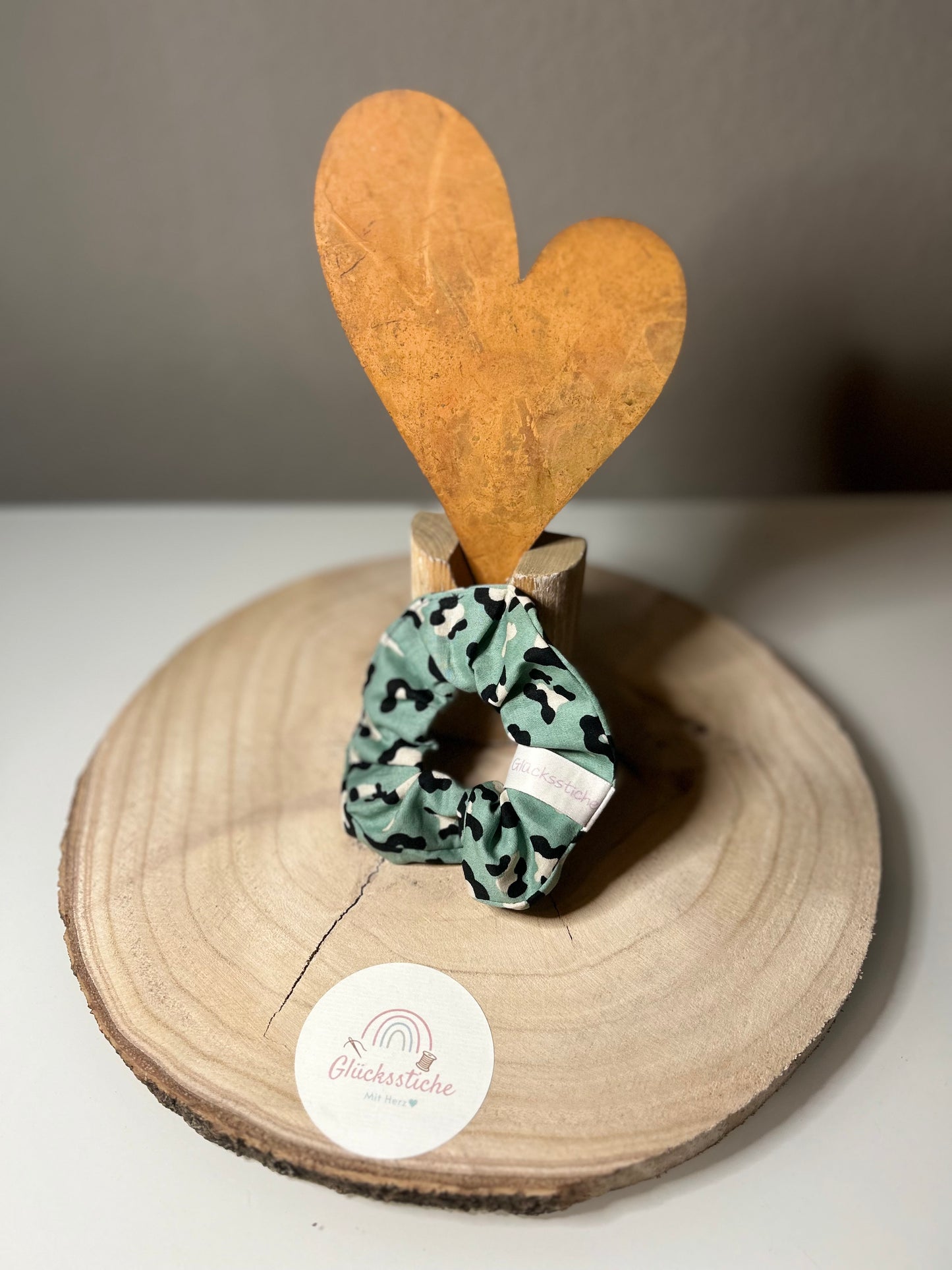 Scrunchie "Leo mint"