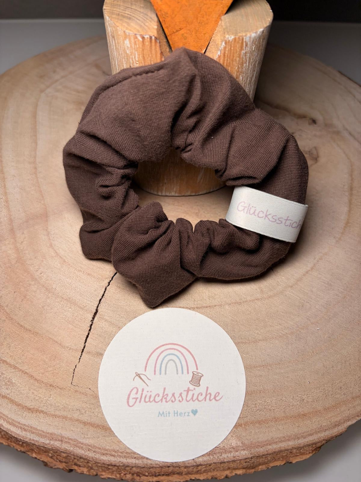 Scrunchie "braun"