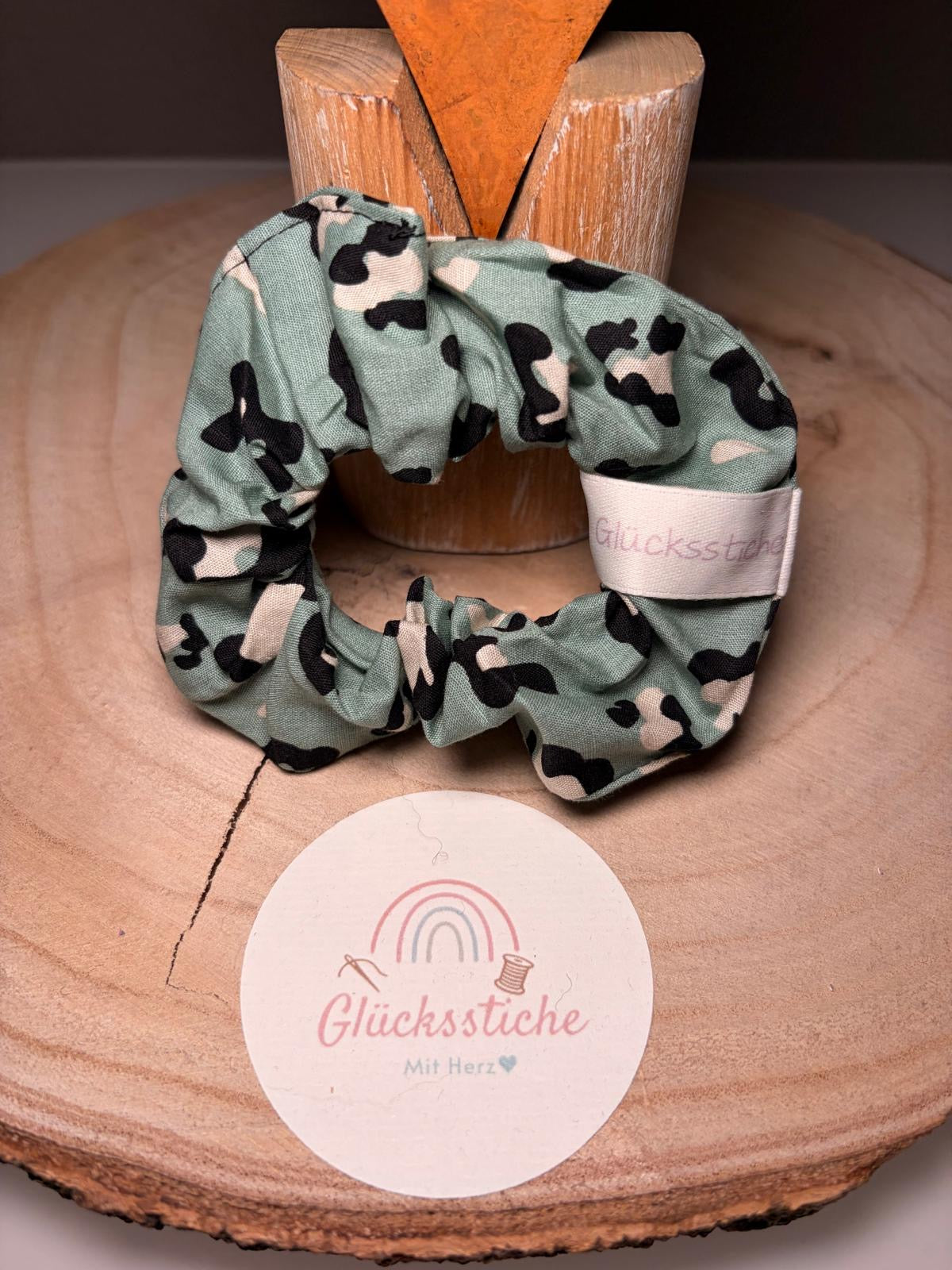 Scrunchie "Leo mint"