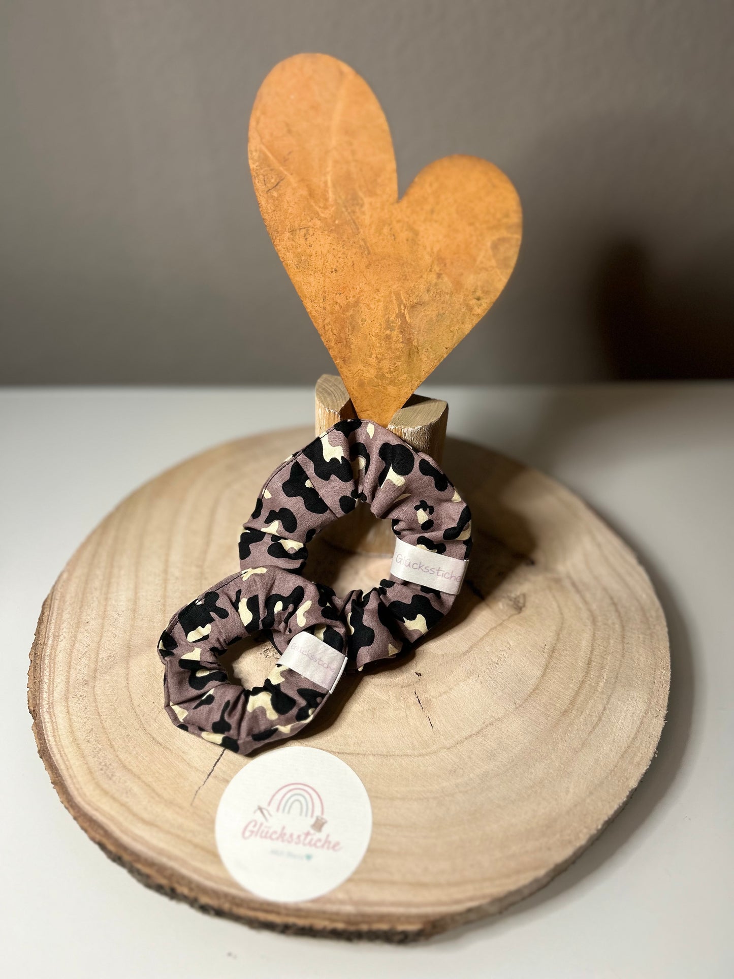Scrunchie-Set "Mama and Me" "Leo braun"