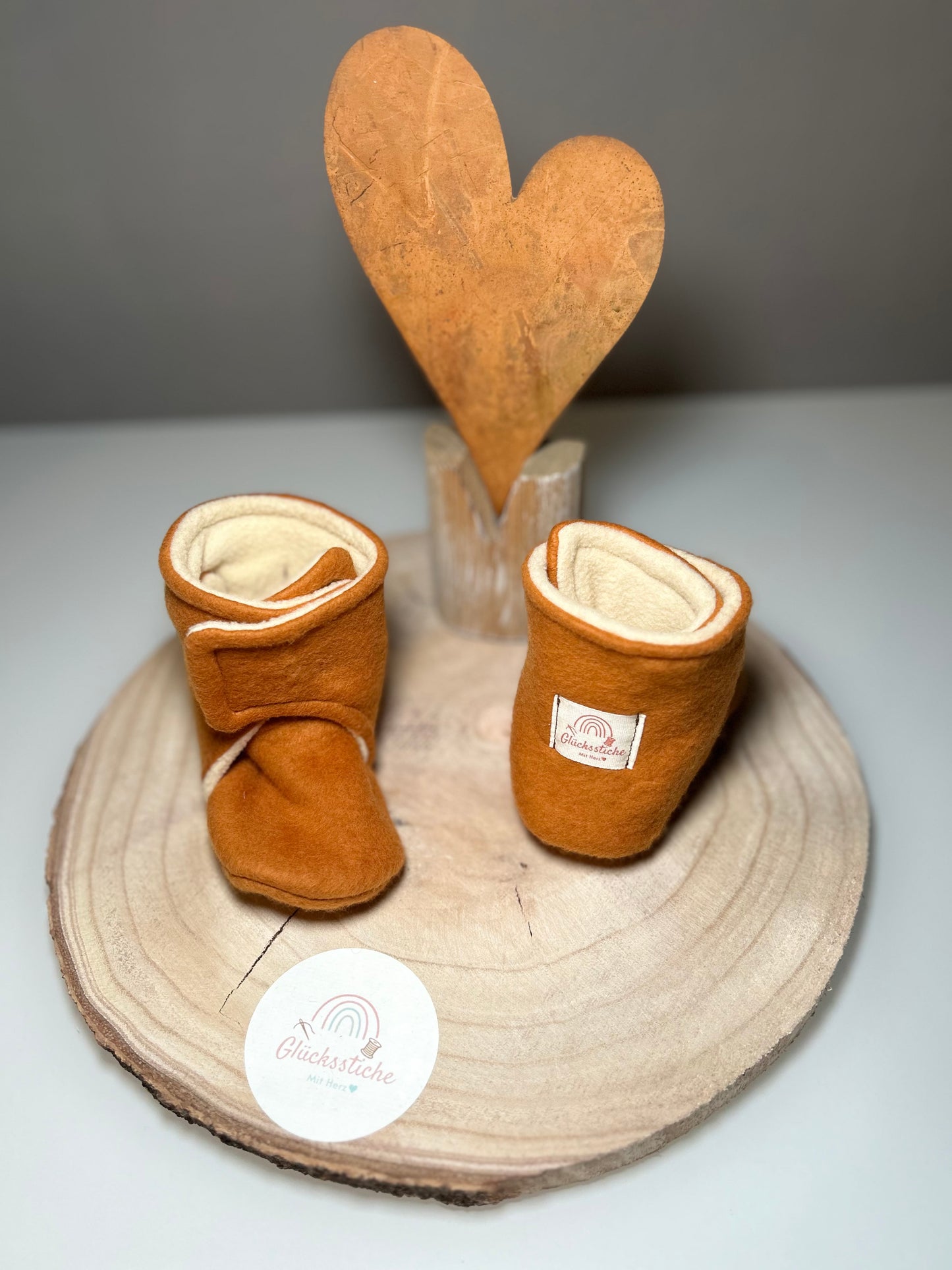 Babyschühchen „Karamell“
