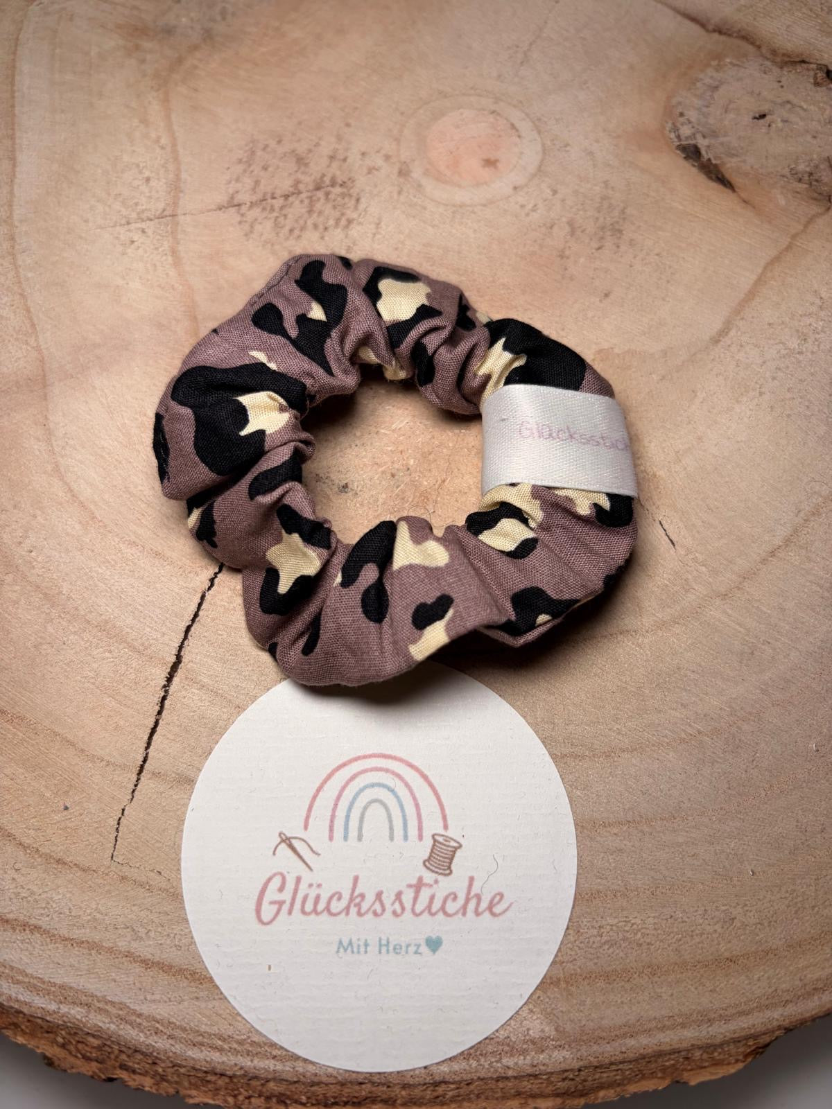 Scrunchie "Leo braun"