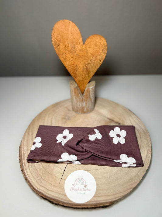 Stirnband-Set „Mama and Me Blume Flieder “