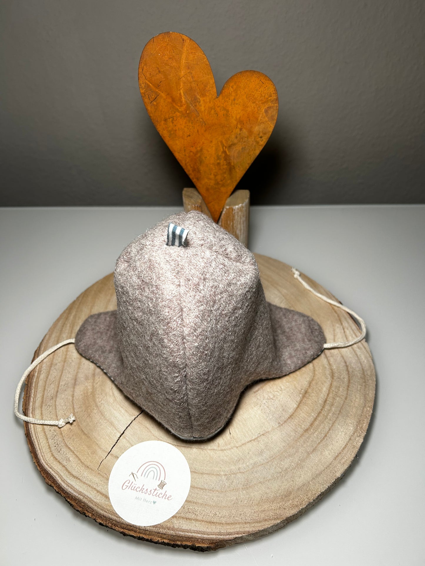 Walkmütze „Beige/Mint“