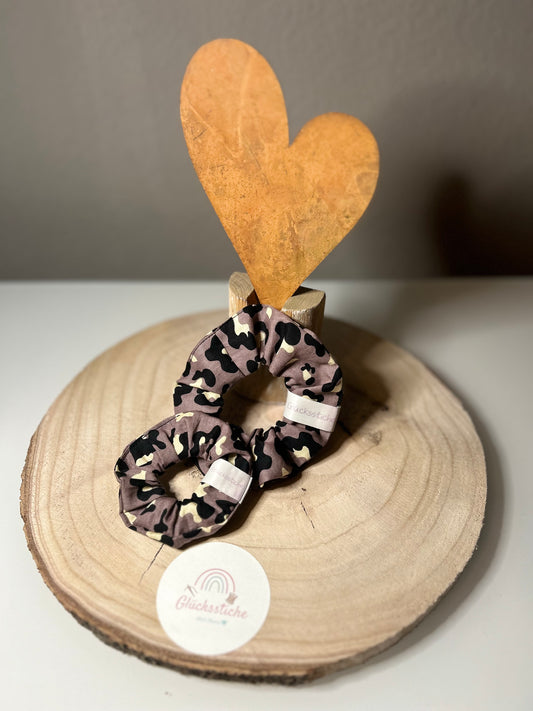 Scrunchie-Set "Mama and Me" "Leo braun"