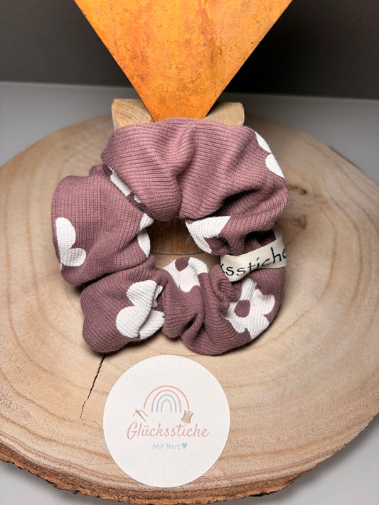 Scrunchie "Blume flieder"