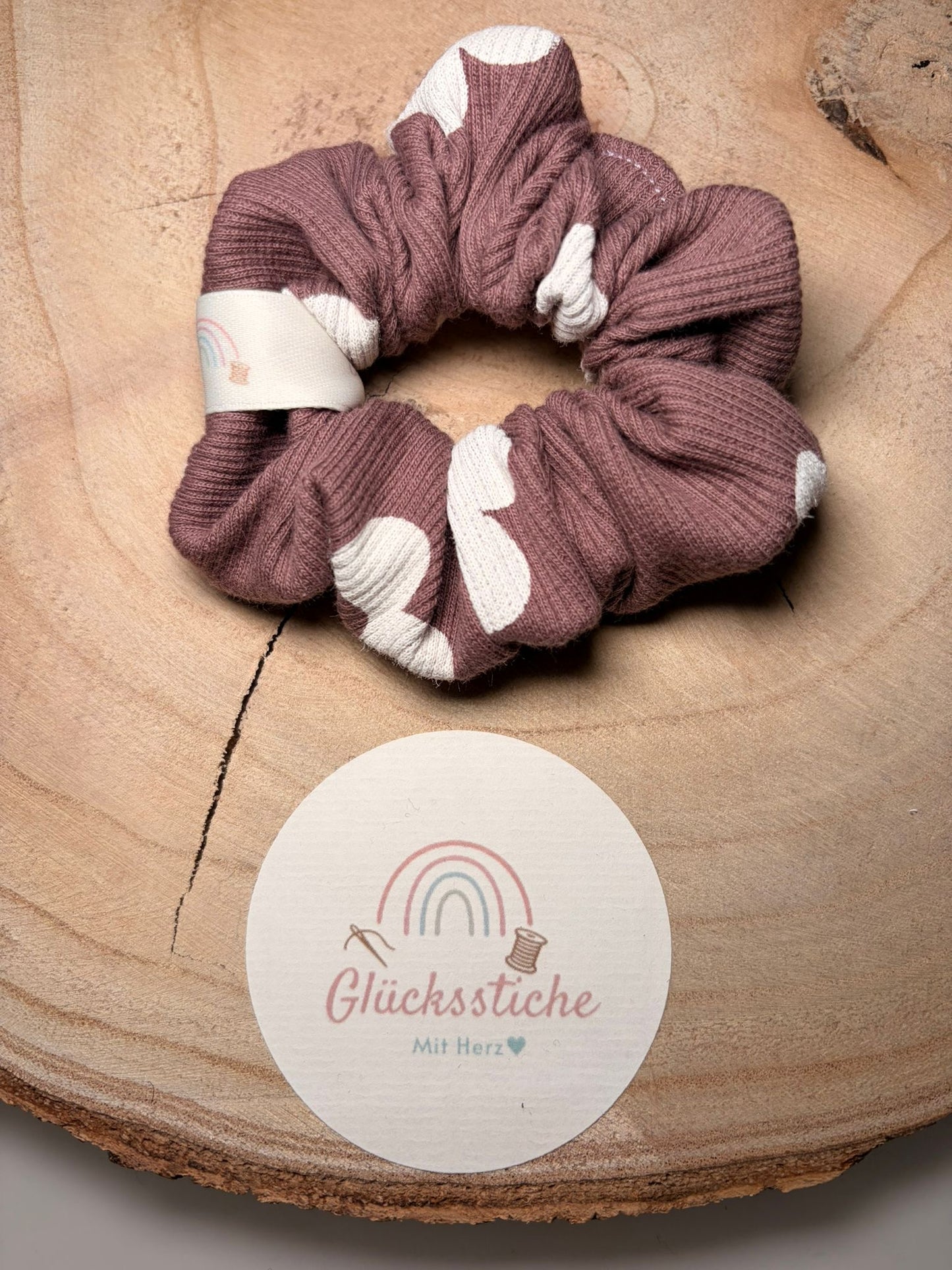 Scrunchie "Blume flieder"