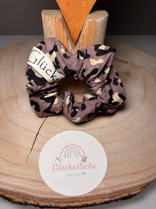Scrunchie "Leo braun"
