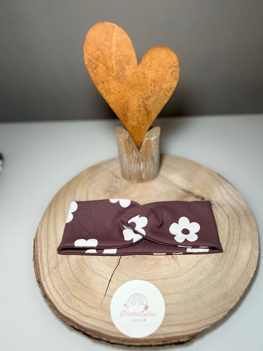Stirnband Kind „Blume Flieder “