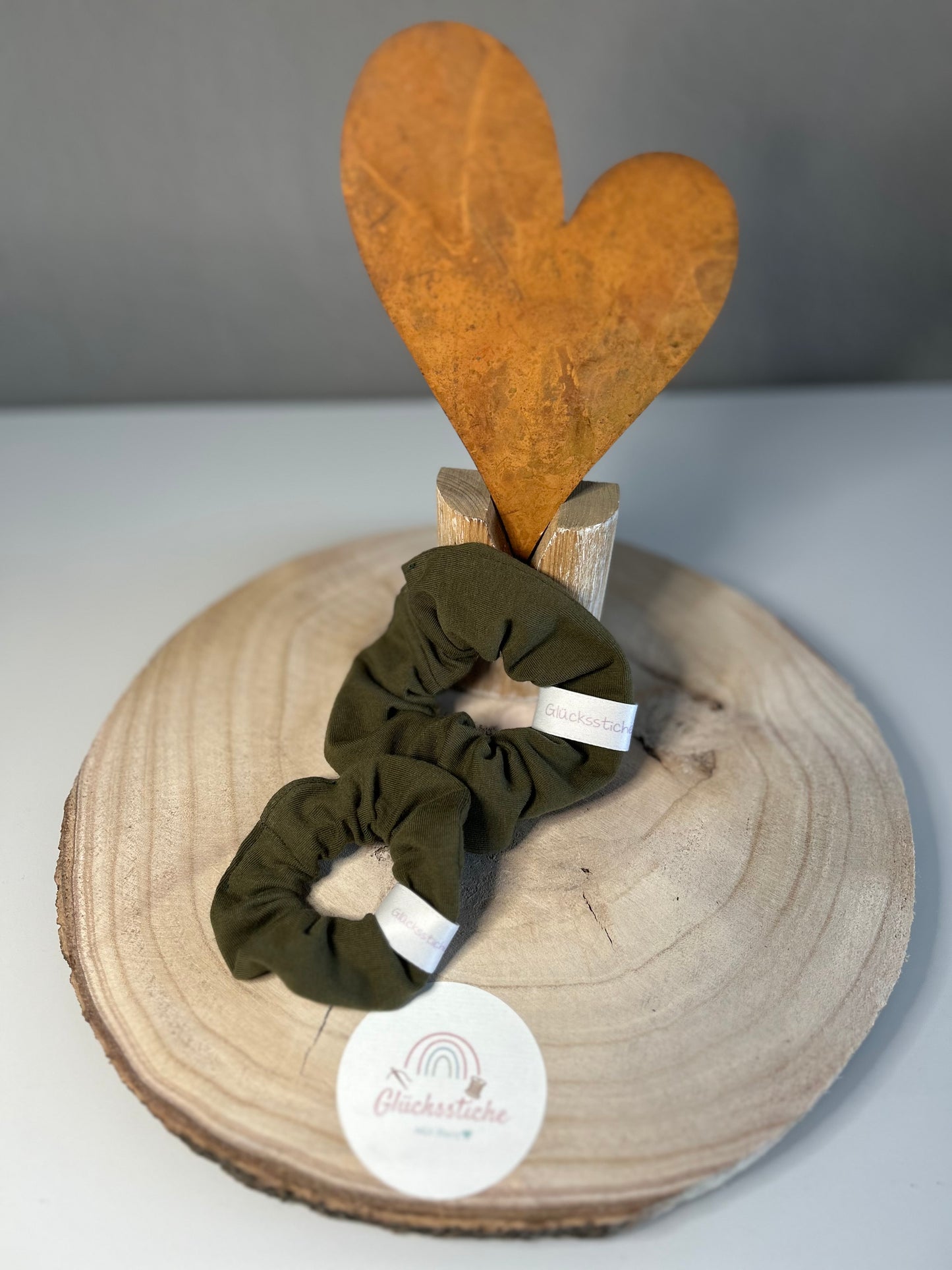 Scrunchie-Set "Mama and Me" "khaki"