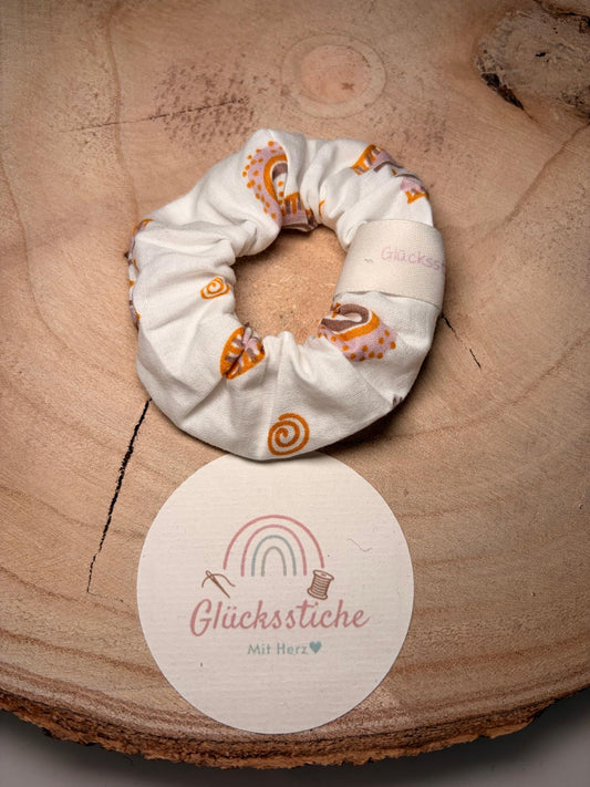 Scrunchie "Regenbogen Senf"