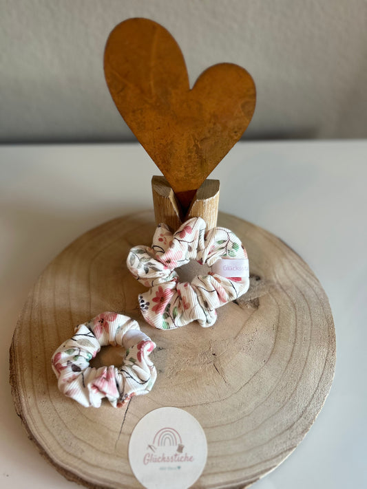 Scrunchie-Set "Mama and Me" "Blume“