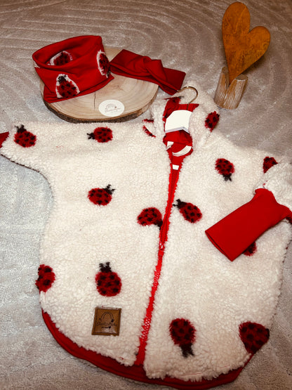 Fledermausjacke „Teddy Marienkäfer“