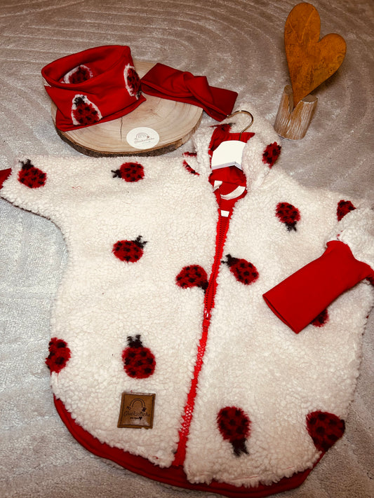 Fledermausjacke „Teddy Marienkäfer“