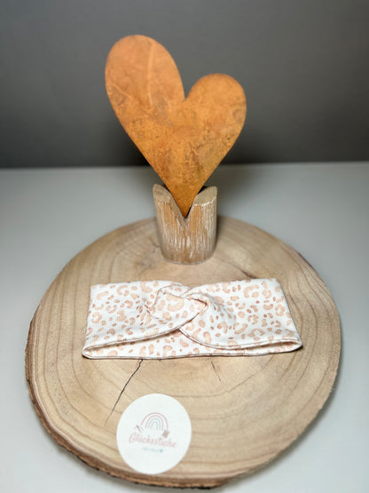 Stirnband-Set „Mama and Me Leo beige“