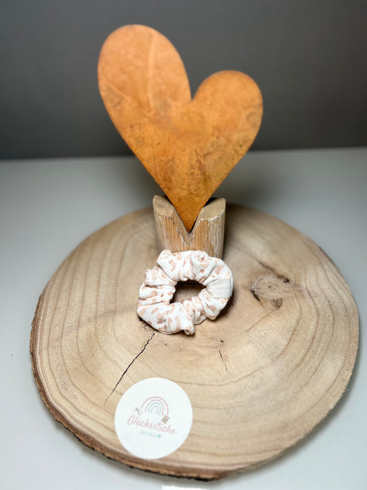 Scrunchie "Leo beige"
