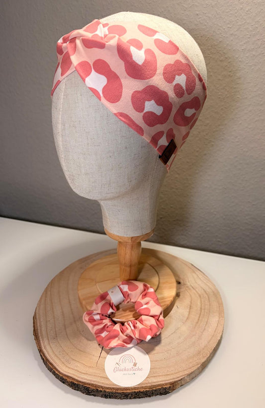 Set Scrunchie und Stirnband „Blume“