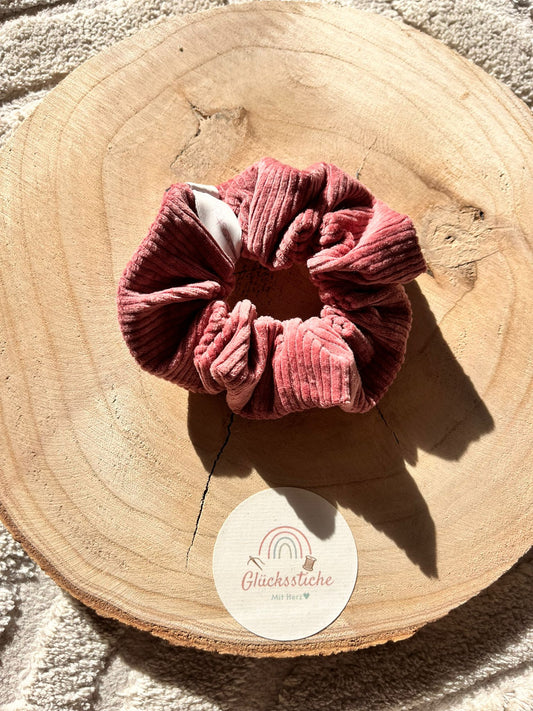 Scrunchie „Cord Magenta“
