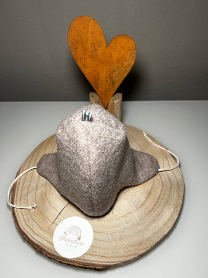 Walkmütze „Beige/Mint“