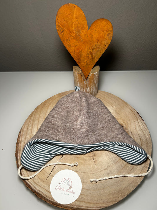 Walkmütze „Beige/Mint“